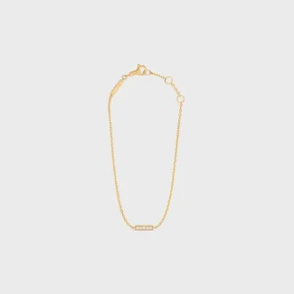 Armband från CELINE-kollektionen i gult guld och diamanter