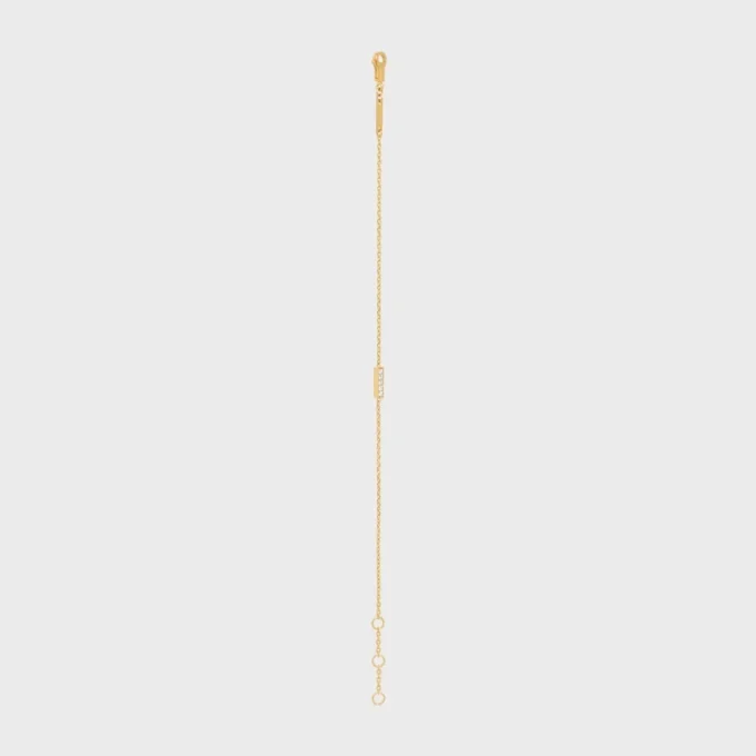 Armband från CELINE-kollektionen i gult guld och diamanter