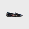 Aura Loafer i broderad sammet Aura Loafer i broderad sammet