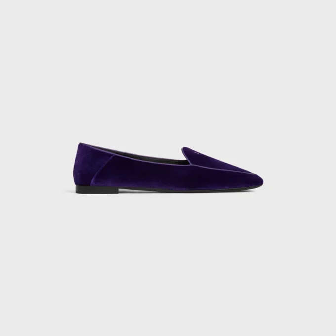 Aura Loafer i sammet