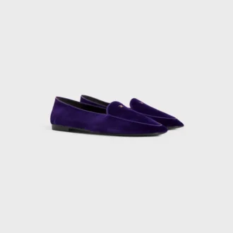 Aura Loafer i sammet