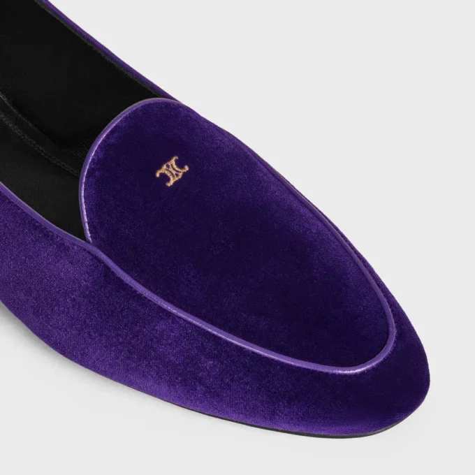 Aura Loafer i sammet
