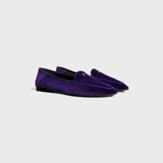 Aura Loafer med Triomphe i sammet