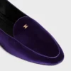 Aura Loafer med Triomphe i sammet Aura Loafer med Triomphe i sammet