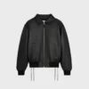 Aviator-blousonjacka i mjukt lammskinn Aviator-blousonjacka i mjukt lammskinn