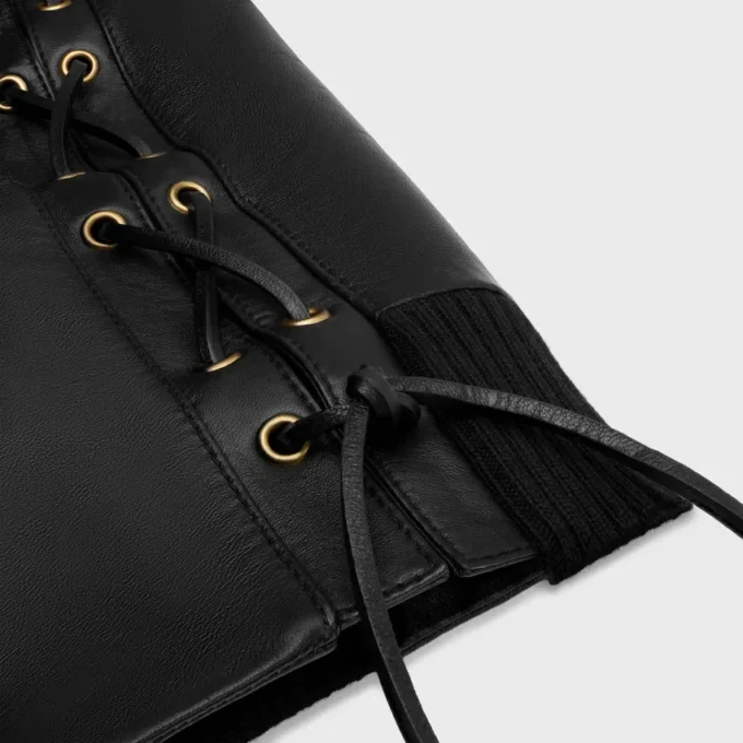 Aviator-blousonjacka i mjukt lammskinn Aviator-blousonjacka i mjukt lammskinn