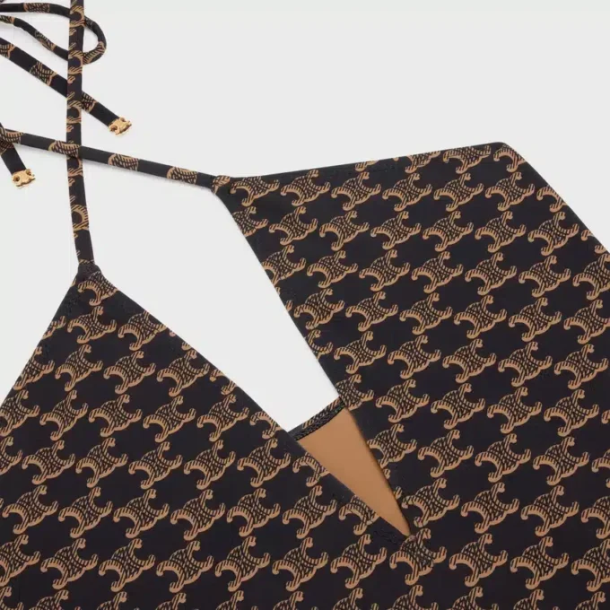 Baddräkt i Monogram Jersey