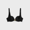 Balconette-top i matt jersey