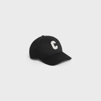 Baseballkeps med initialer i bomull