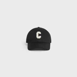 Baseballkeps med initialer i bomull