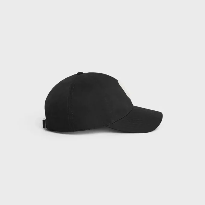 Baseballkeps med initialer i bomull
