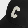 Baseballkeps med initialer i bomull