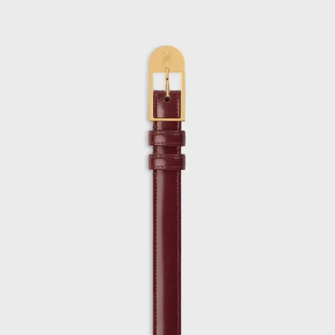 Bc-25 18 mm bälte i Taurillon-läder