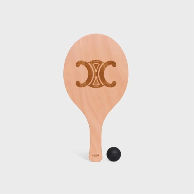 Beach Rackets i trä och kalvskinn Beach Rackets i trä och kalvskinn