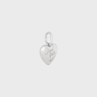 Berlocker Hjärta CELINE 1945 i aluminium