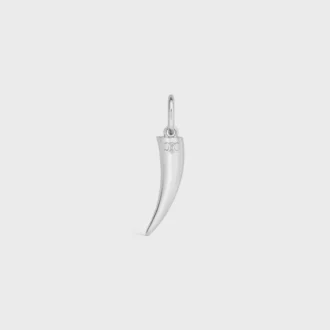 Berlocker Horn i mässing med rodiumfinish