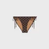 Bikinibotten i matt jersey med monogram Bikinibotten i matt jersey med monogram