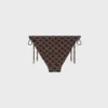 Bikinibotten i matt jersey med monogram Bikinibotten i matt jersey med monogram