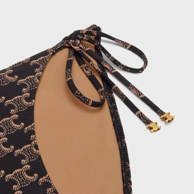 Bikinibotten i matt jersey med monogram Bikinibotten i matt jersey med monogram