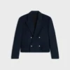 Blazer i kashmirtyg