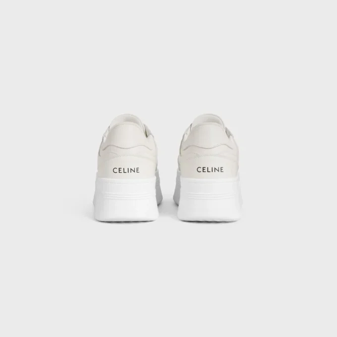 Block Wedge Sneaker i kalvskinn Block Wedge Sneaker i kalvskinn