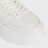 Block Wedge Sneaker i kalvskinn Block Wedge Sneaker i kalvskinn