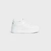 Blockiga sneakers med kilklack i kalvskinn Blockiga sneakers med kilklack i kalvskinn