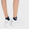 Blockiga sneakers med kilklack i kalvskinn Blockiga sneakers med kilklack i kalvskinn