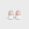 Blockklackad sneaker i kalvskinn och mocka Blockklackad sneaker i kalvskinn och mocka