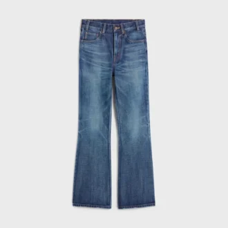 Bootcut-jeans i mörk Union Wash-denim