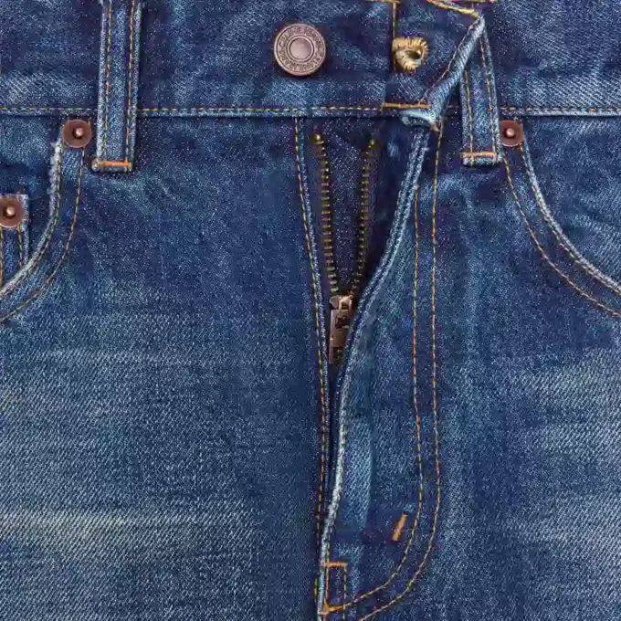 Bootcut-jeans i mörk Union Wash-denim