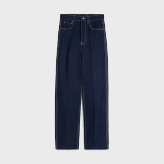 Boyfriend-jeans 002 i lätt indigo-denim