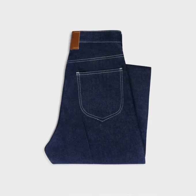 Boyfriend-jeans 002 i lätt indigo-denim Boyfriend-jeans 002 i lätt indigo-denim