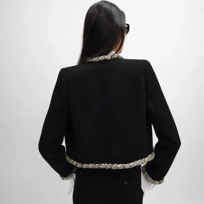 Broderad Icone-jacka i ull Natta