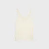 Broderad topp i silkesatin Broderad topp i silkesatin