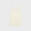 Broderad topp i silkesatin Broderad topp i silkesatin