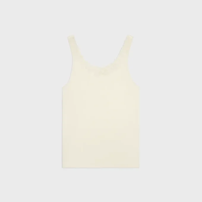 Broderad topp i silkesatin Broderad topp i silkesatin