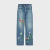 Broderade boyfriend-jeans 001 i bomullsdenim Broderade boyfriend-jeans 001 i bomullsdenim