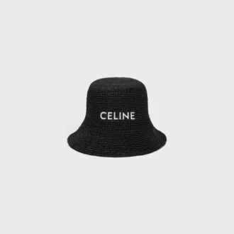 Bucket hat i raffia