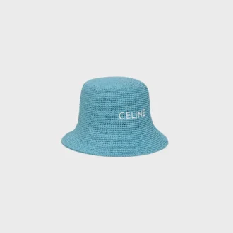 Bucket hat i raffia