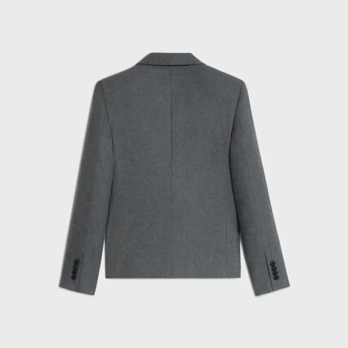 Campbell-jacka i flanelltwill