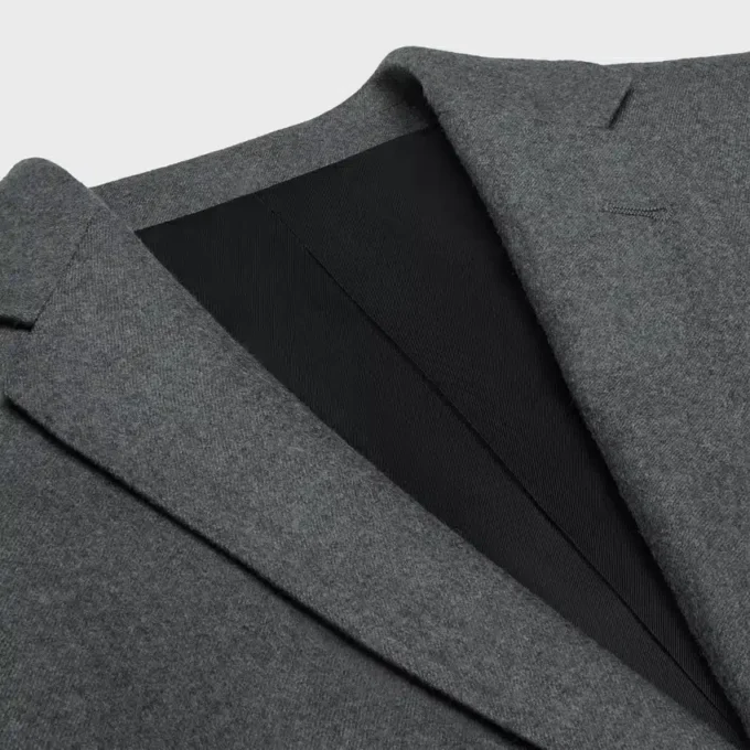 Campbell-jacka i flanelltwill
