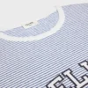 CELINE 70’S T-shirt i randig jersey