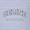 CELINE 70’S T-shirt i randig jersey
