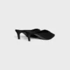 CELINE Alma Triomphe Mule i grosgrain-tyg