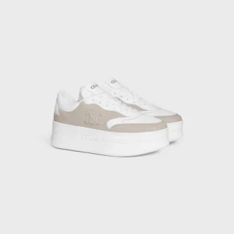 CELINE – Block Sneaker med Triomphe i kalvskinn