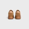 CELINE – Block-sneakers med Triomphe-bakstycke och kilklack i mocka och kalvskinn CELINE – Block-sneakers med Triomphe-bakstycke och kilklack i mocka och kalvskinn