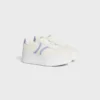 CELINE – Block-sneakers med Triomphe-mönster baktill och kilklack i kalvskinn CELINE – Block-sneakers med Triomphe-mönster baktill och kilklack i kalvskinn