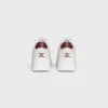 CELINE – Block-sneakers med Triomphe-mönster baktill och kilklack i kalvskinn CELINE – Block-sneakers med Triomphe-mönster baktill och kilklack i kalvskinn
