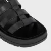 Celine Clea Triomphe gladiatorsandal i kalvskinn – vegetabiliskt garvat